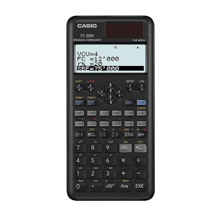 calculadora científica financiera casio