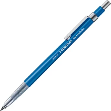 Staedtler Mars Mars Technico Portaminas, mina de 2 mm, HB, cuerpo azul